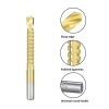 6 sztuk wiertła do drewna aluminium plastik pokryte tytanem HSS [22010000480]